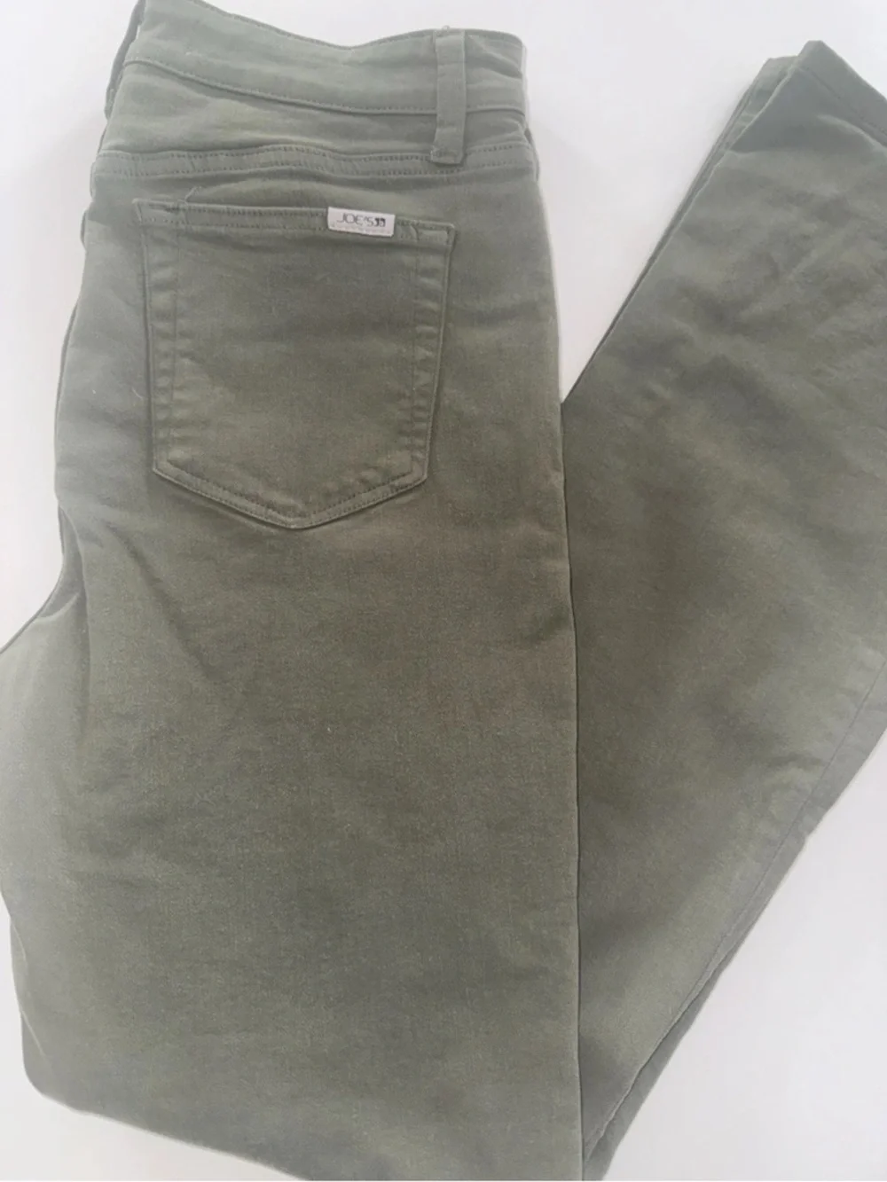 Joe's Jeans High Rise Bootcut, Nocturnal Olive Forest Green Womens Size 33